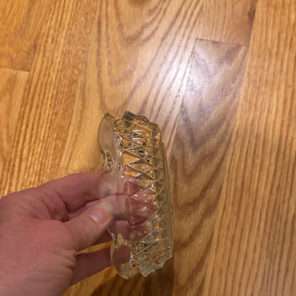 Stanley Clear Glass Decorative Bowl - Picture 3 of 4